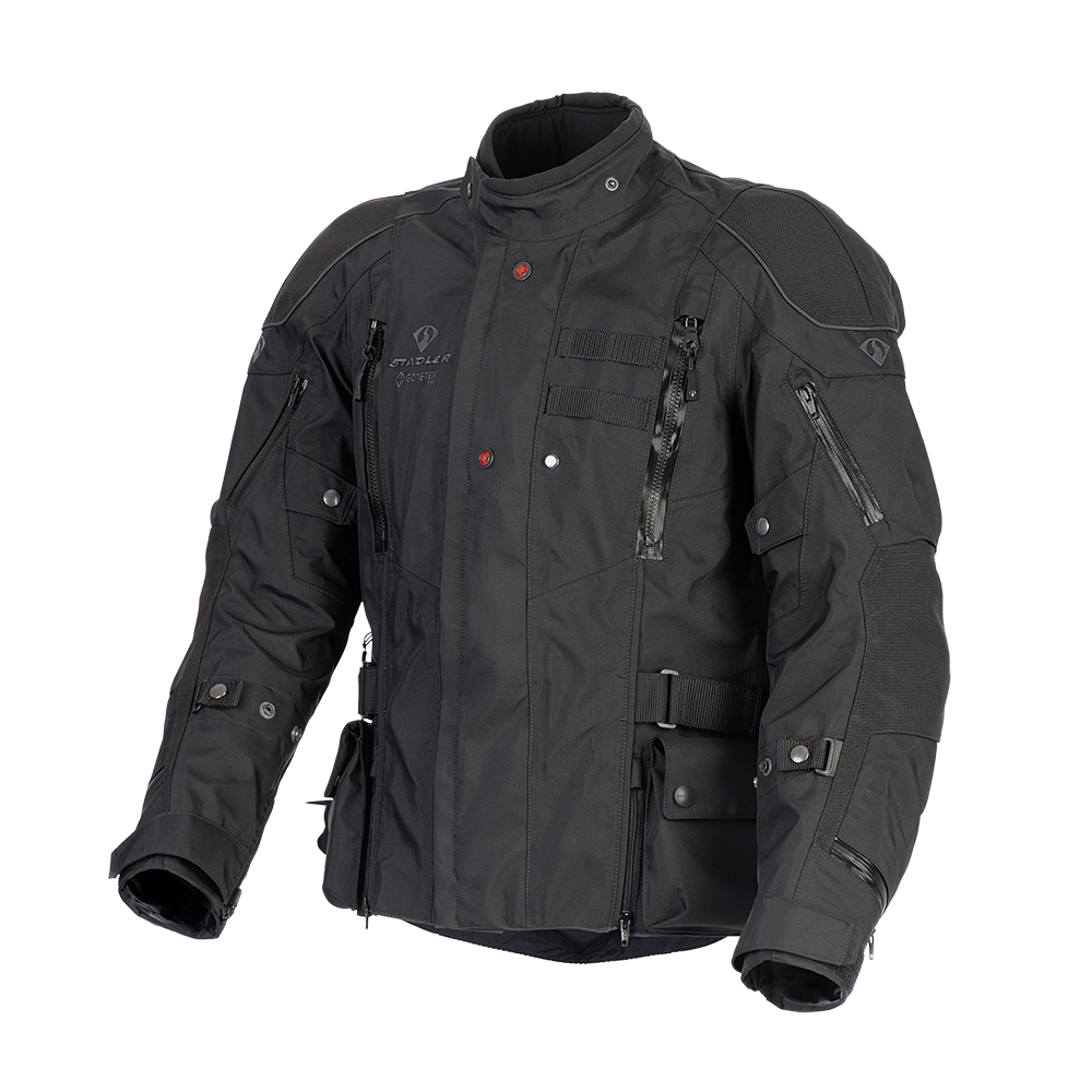 NEU Stadler Motorradjacke Fearless Pro (schwarz)